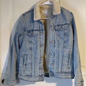Old Navy Denim Sherpa Jacket